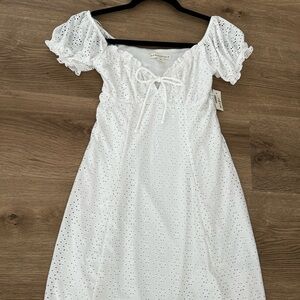 Aeropostale White Eyelet Dress
